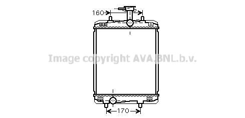 AVA QUALITY COOLING Радиатор, охлаждение двигателя TO2360